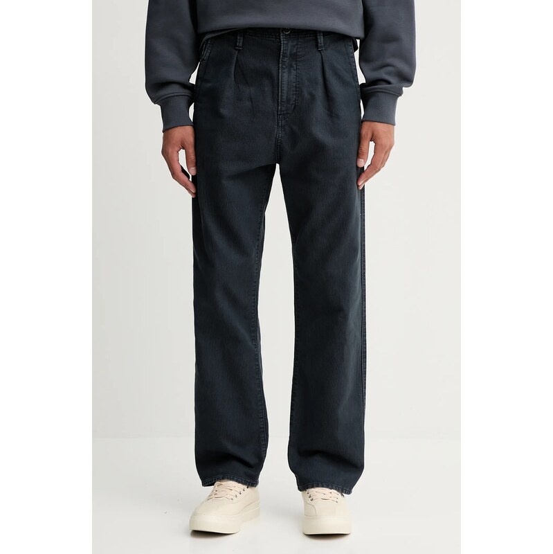 Bavlnené nohavice G-Star Pleated Chino Relaxed 65166080