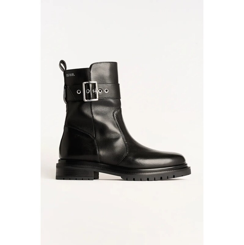 Kožené členkové topánky Karl Lagerfeld BINKY 65166867