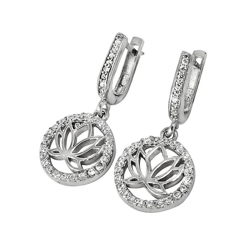 Strieborné náušnice Glare 895 65168029