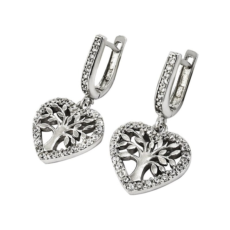 Strieborné náušnice Glare 896 65168030