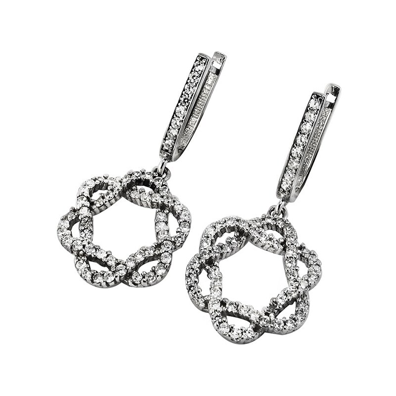Strieborné náušnice Glare 899 65168032