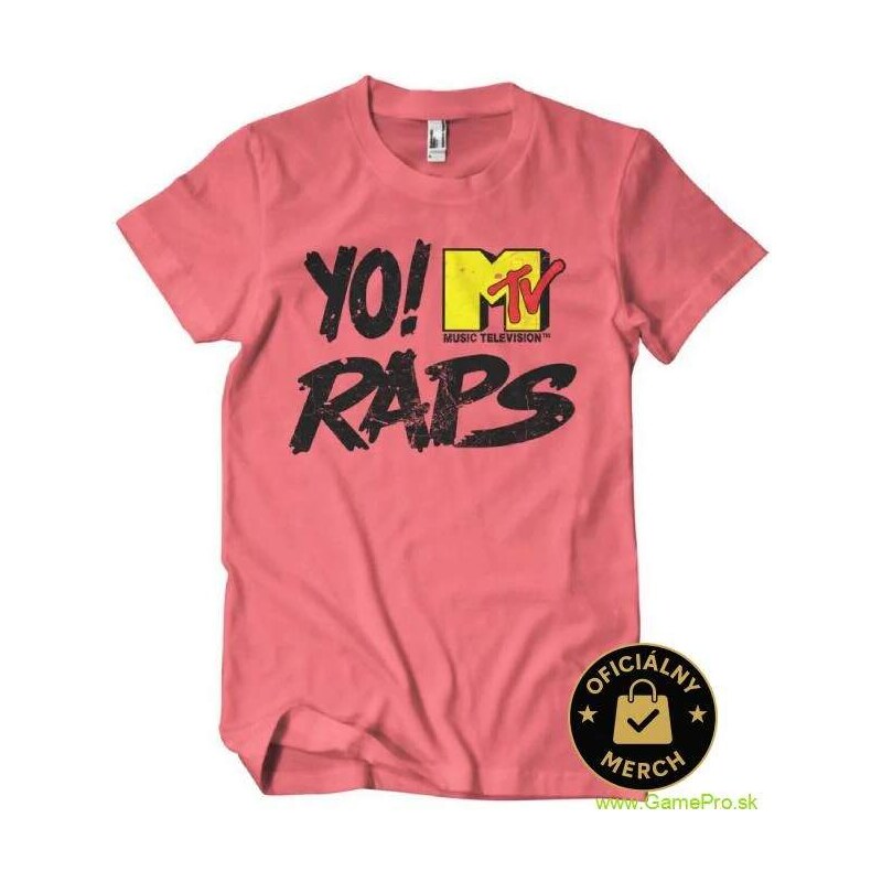Hybris MTV Yo! Raps Distressed Logo (tričko) 65169170