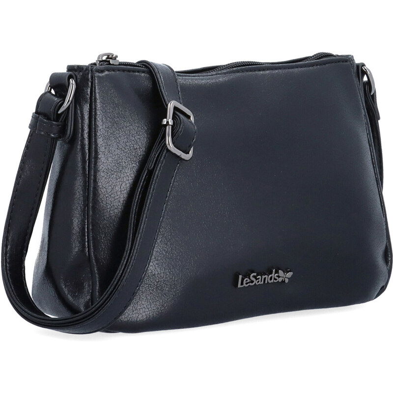Kabelka zo syntetickej kože crossbody Le Sands čierna 4369 C 65169202