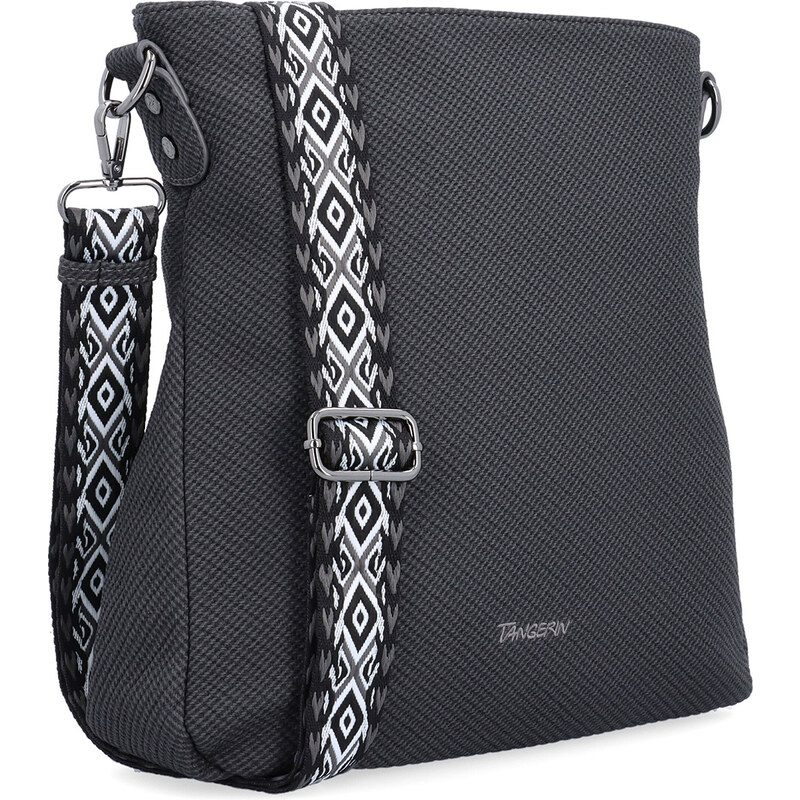 Kabelka zo syntetickej kože crossbody Tangerin sivá 4366 ANT 65169214