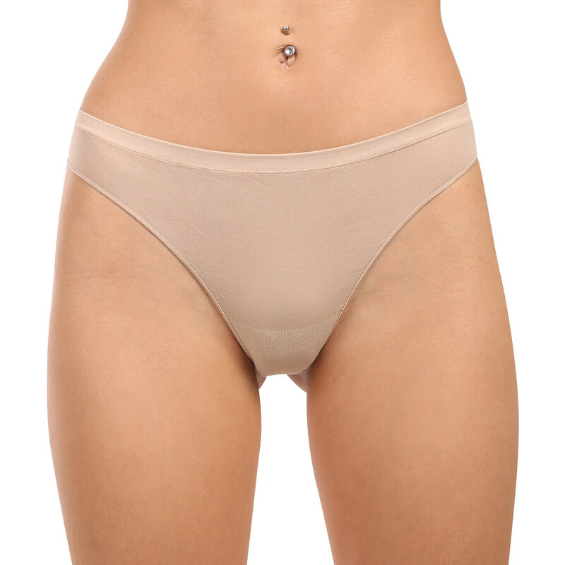 Dámske tangá Moravec bezšvové béžové (Light) S/ 64940976