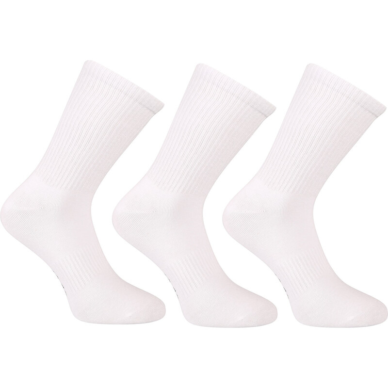 3PACK ponožky Benysøn vysoké bielé (B-6202) 64398571
