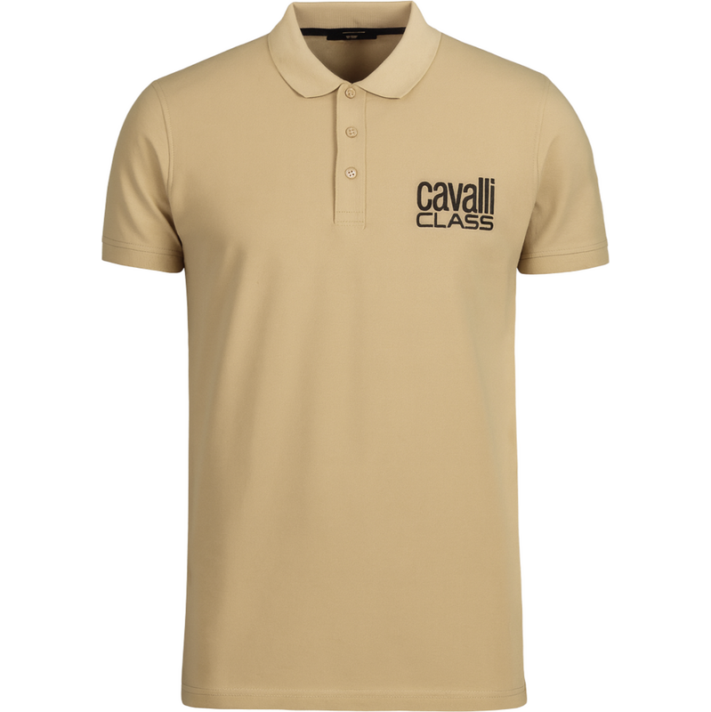 CAVALLI CLASS Carlo Beige polo tričko 65169803