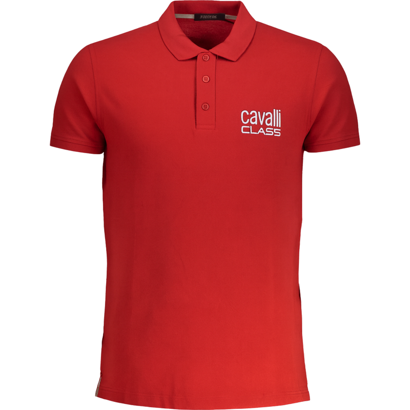 CAVALLI CLASS Carlo Red polo tričko 65169799