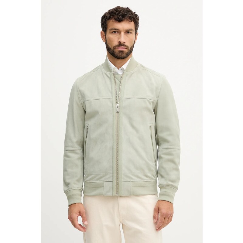 Semišová bunda BOSS Orange Johice 65144578