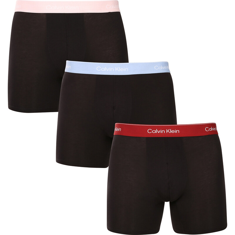 3PACK pánske boxerky Calvin Klein čierne (NB4394-2VA) 67243069