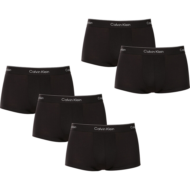 5PACK pánske boxerky Calvin Klein čierne (NB4390-TM6) 65170405