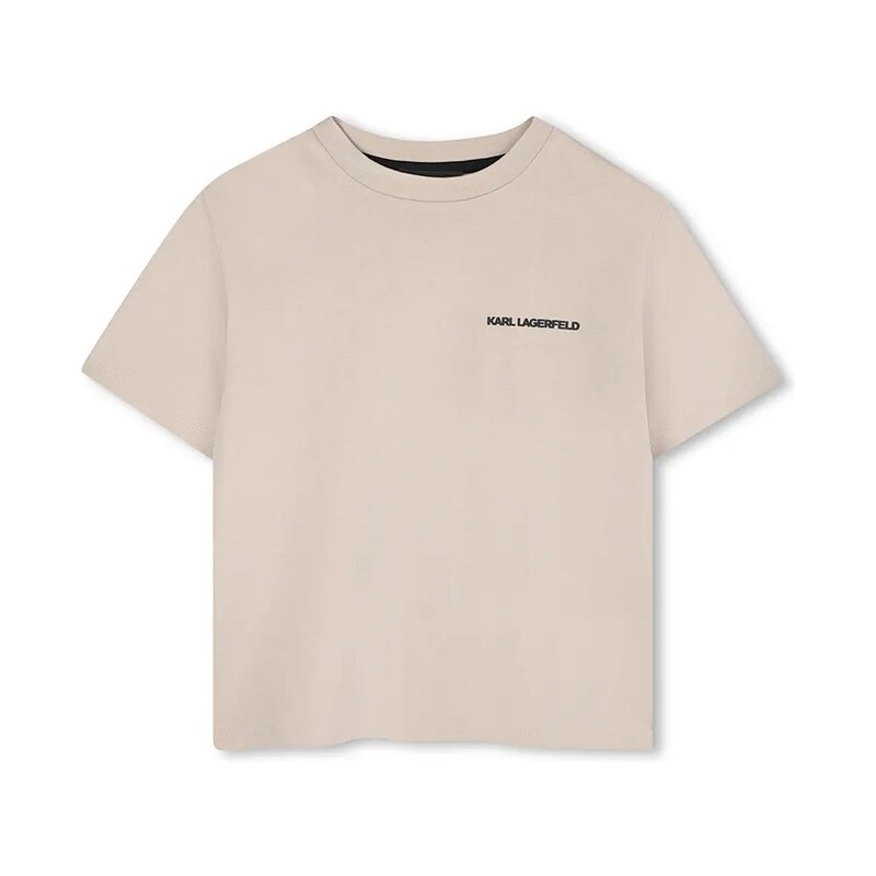 Detské bavlnené tričko Karl Lagerfeld 65171478
