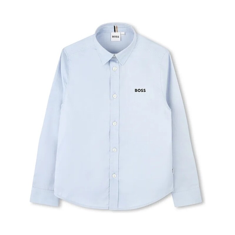 Detská bavlnená košeľa BOSS 65171491
