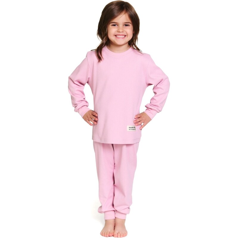 Doctornap Dievčenské pyžamo 7351 papaya 65171999