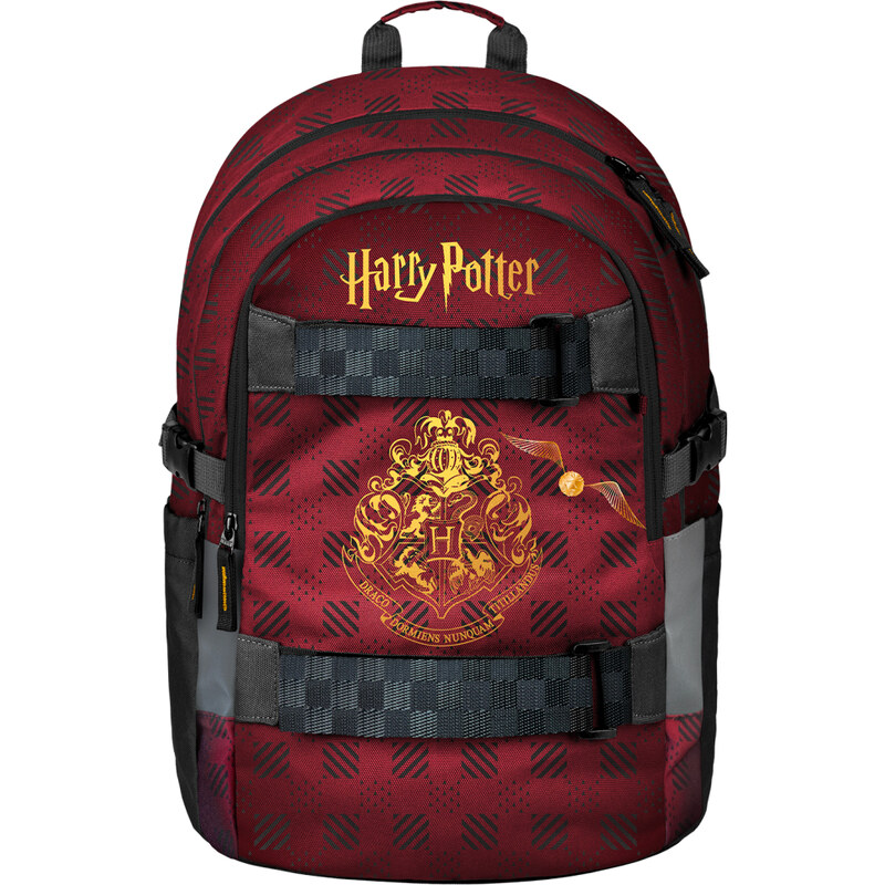 BAAGL Školní batoh Skate Harry Potter Bradavice vínový 68553661