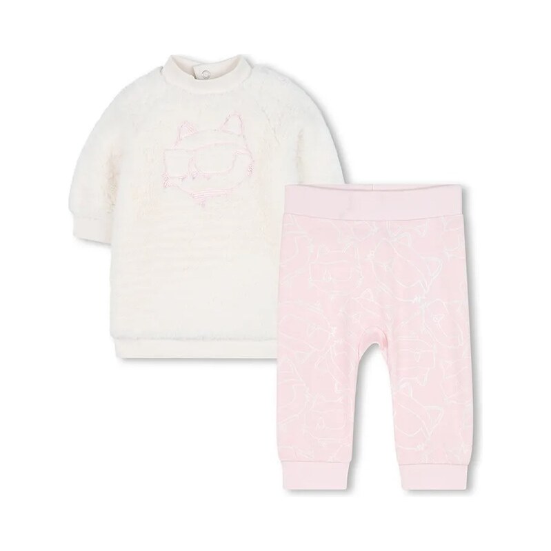 Detská tepláková súprava z bavlny Karl Lagerfeld 65177043