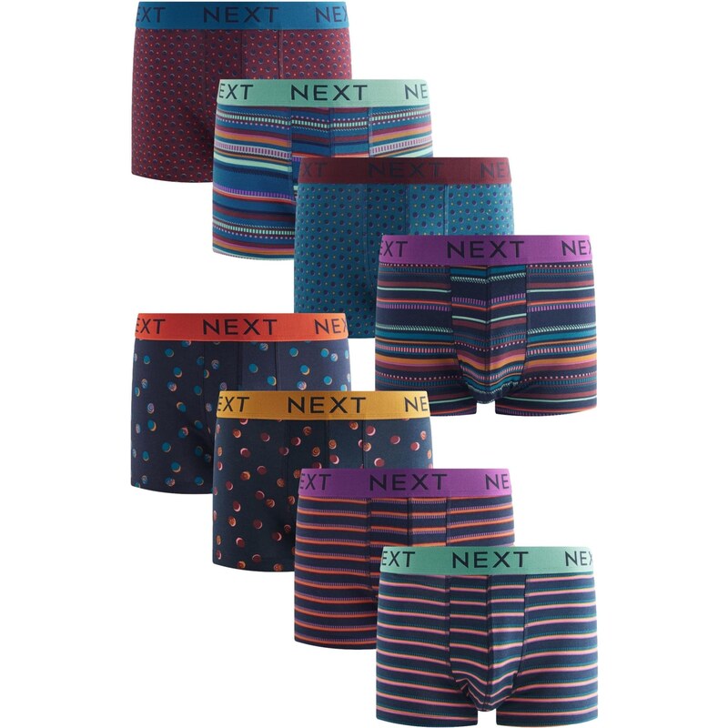 Next Boxerky žltá / petrolejová / mätová / fialová / oranžová / 65216082