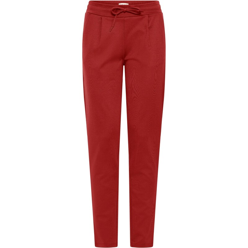 ICHI Plisované nohavice IH Kate hrdzavohnedá 65694836