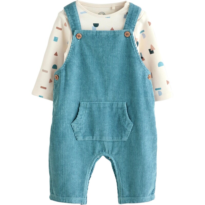 Next Nohavice na traky modrá / biela ako vlna 65886729