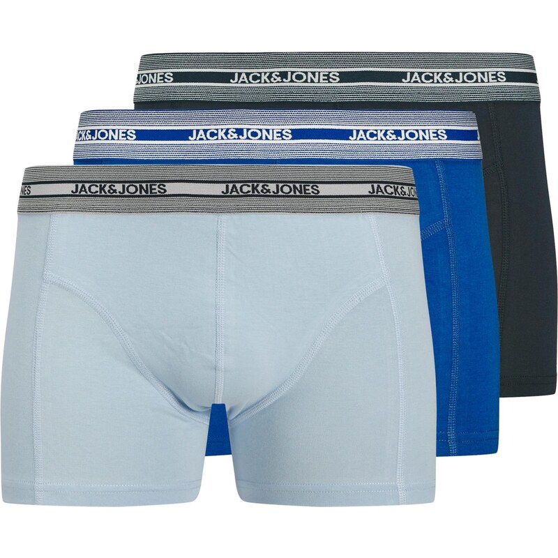 JACK & JONES Boxerky JACLEO kráľovská modrá / svetlomodrá / 65175768
