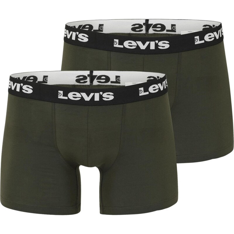 LEVIS Boxerky zelená / čierna / biela 65175778