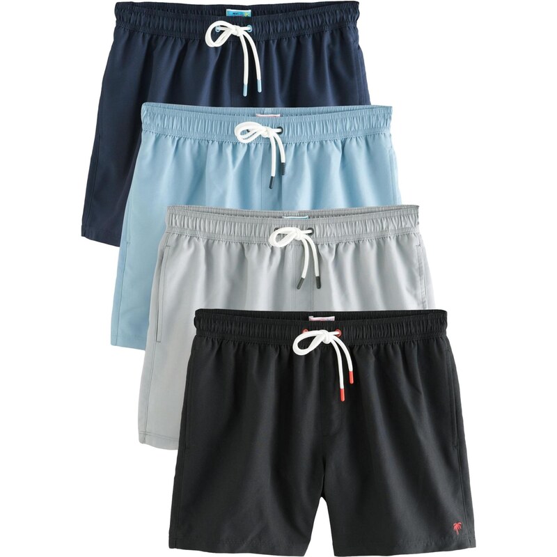 Next Plavecké šortky Essential námornícka modrá / svetlomodrá / sivá / 65660301