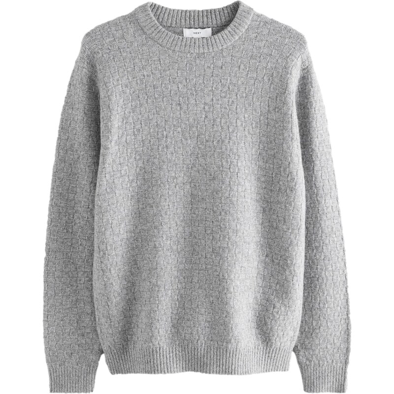 Next Sveter sivá melírovaná 65660369