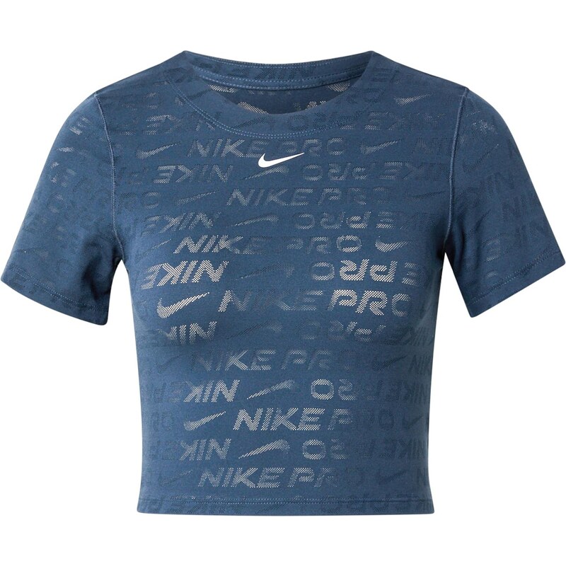 NIKE Funkčné tričko námornícka modrá / biela 65966965