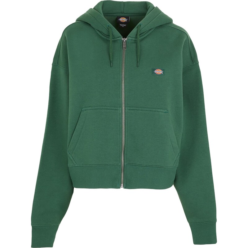 DICKIES Tepláková bunda Oakport tmavozelená 65885253