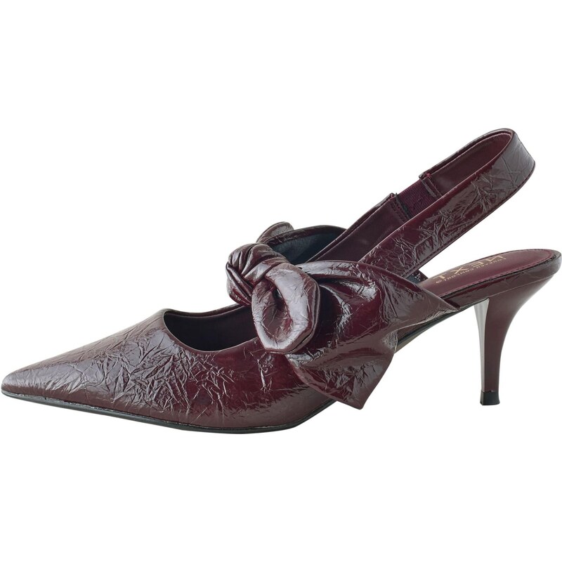 Next Lodičky s otvorenou pätou burgundská 65887552