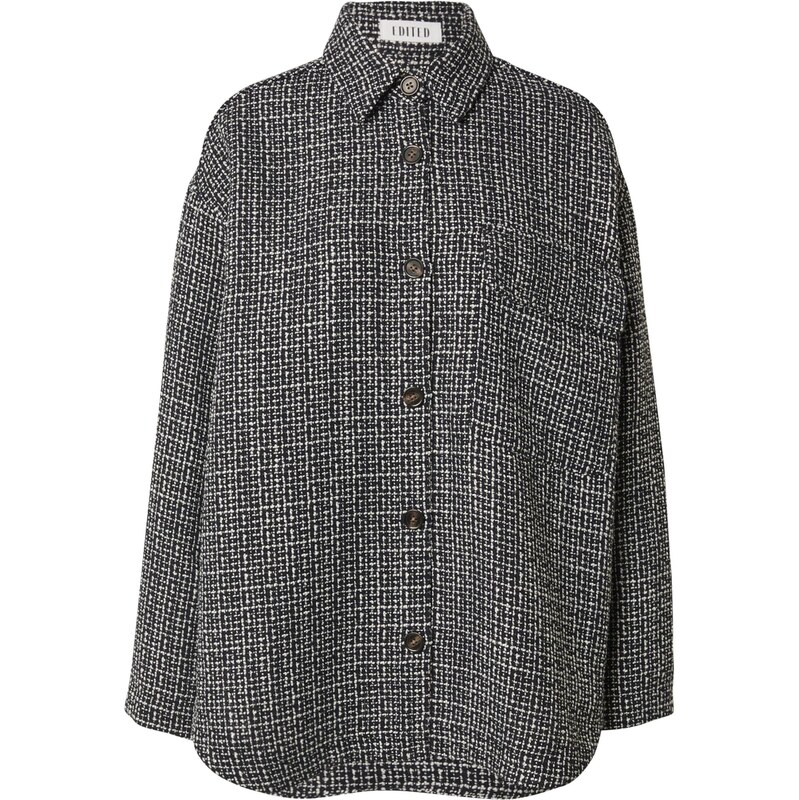 EDITED Blúzka Anisha sivá / čierna 65888957