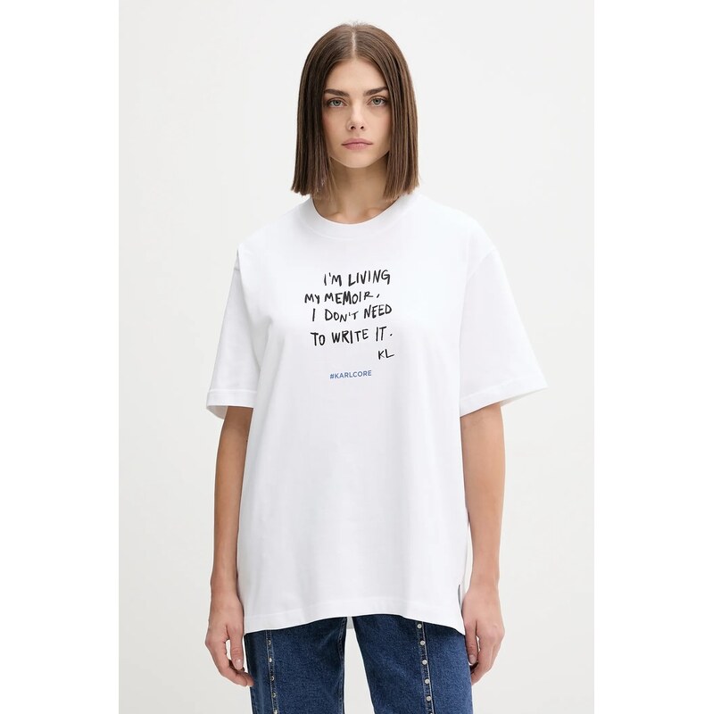 Bavlnené tričko Karl Lagerfeld Jeans 65177325