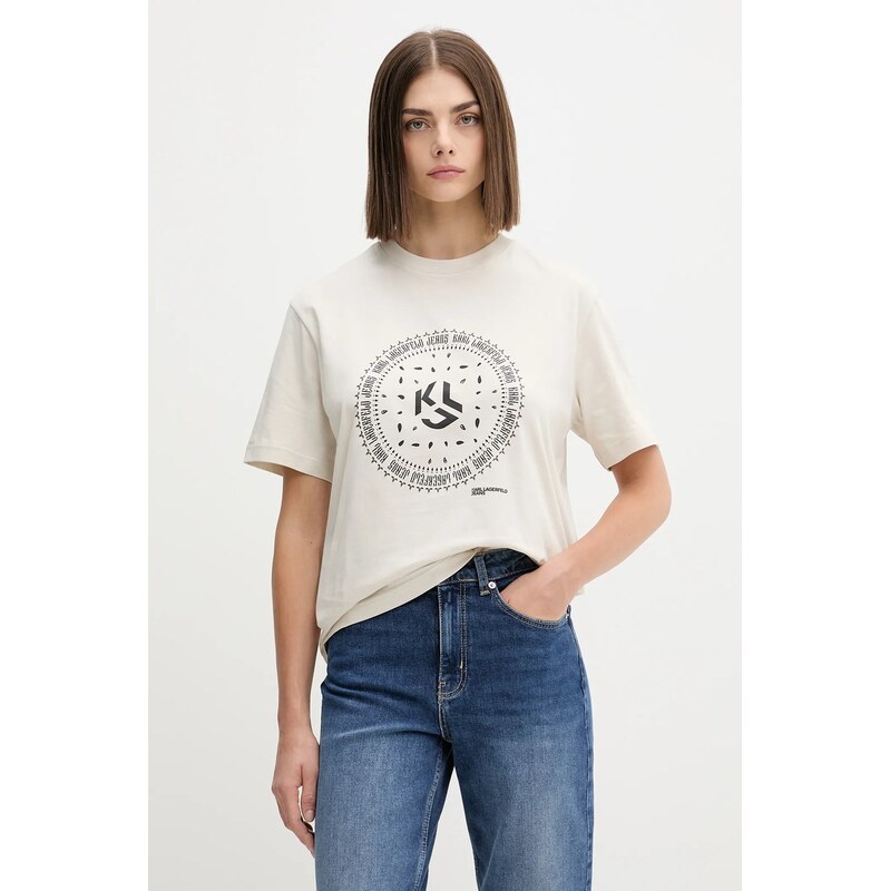 Bavlnené tričko Karl Lagerfeld Jeans 65177327