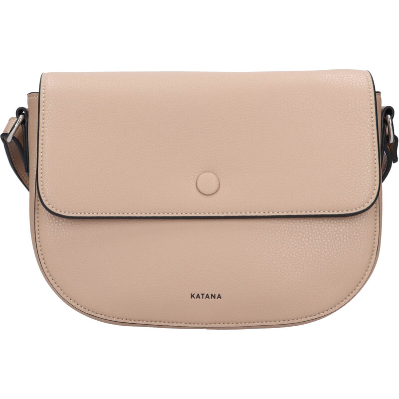 Kožená dámska crosbody kabelka Katana Amálie - béžová 65912301