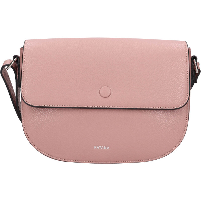 Kožená dámska crosbody kabelka Katana Amálie - ružová 65912299