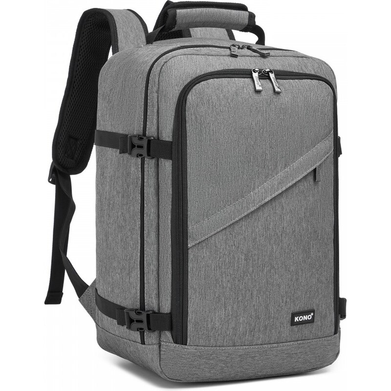 KONO Batoh - Carryon, pre cestovateľov, šedý 66043676
