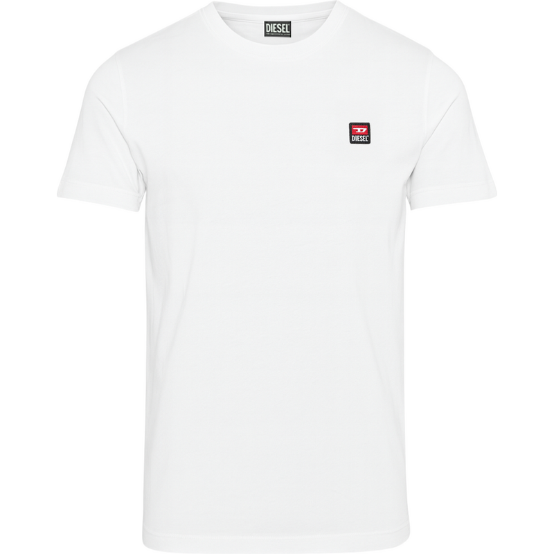 DIESEL D Logo White tričko 65182900