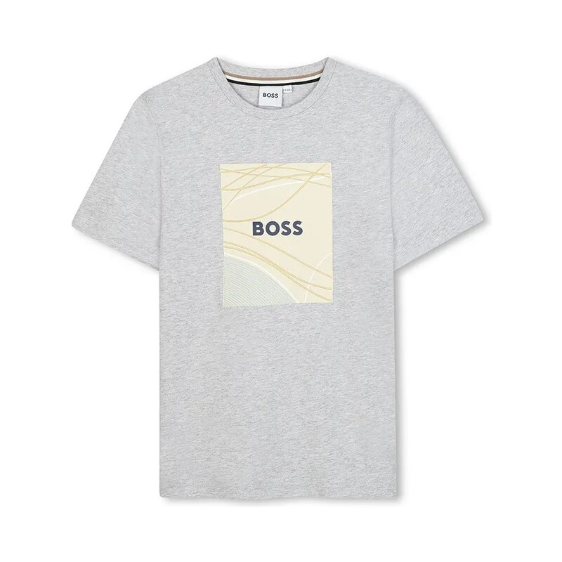 Detské bavlnené tričko BOSS 65188915