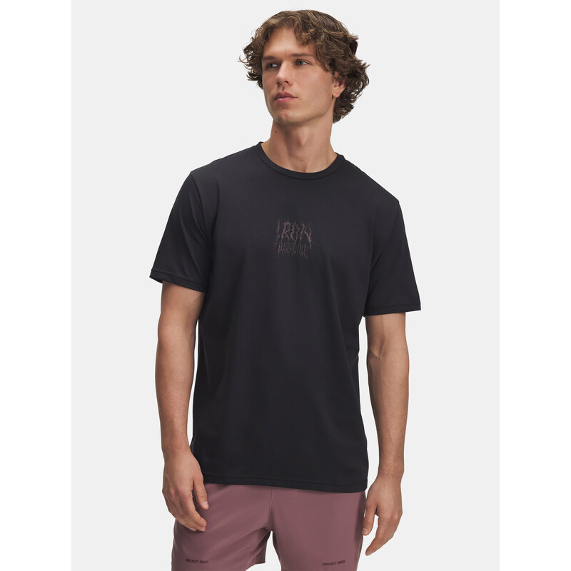 Pánske tričko Under Armour Pjt Rck Q3 SS 2-BLK 67208208