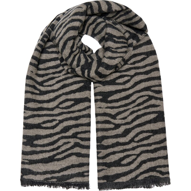 ONLY Šál ONLMILA tmavobéžová / čierna 65867956