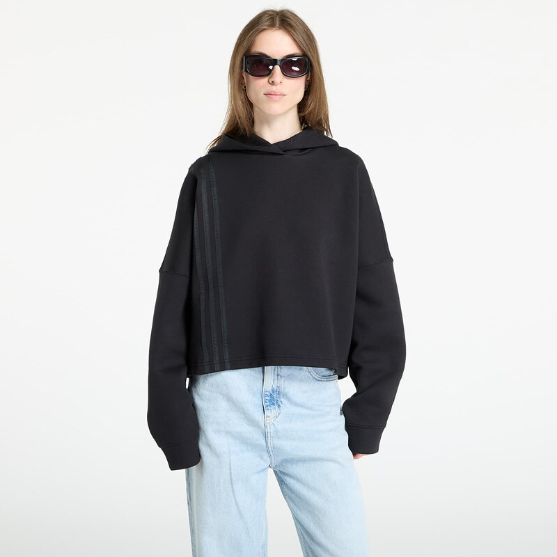 adidas Originals Mikina adidas Off Placed 3-Stripes Hoodie Black XL 65182919