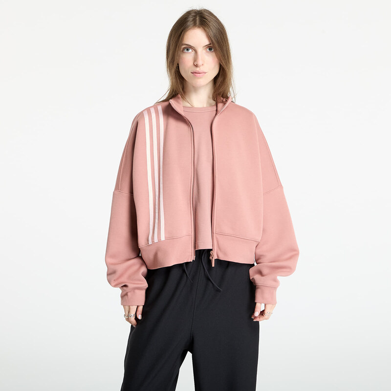 adidas Originals Mikina adidas Off Placed 3-Stripes Zip Up Warm Clay 65182947