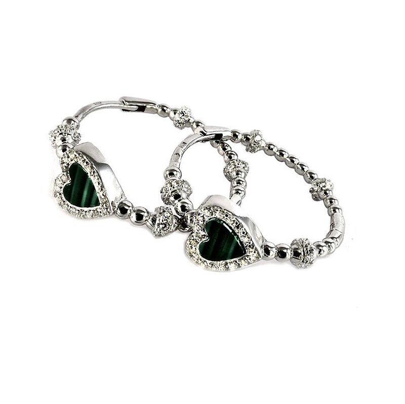 Strieborné náušnice Glare 903 65183026