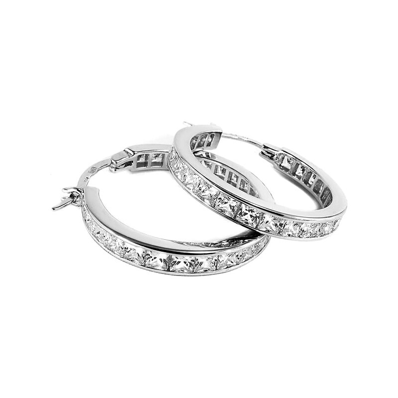 Strieborné náušnice Glare 905 65183029