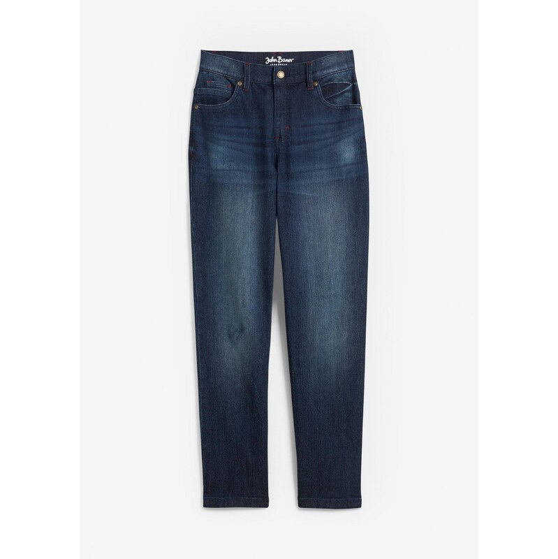 bonprix Chlapčenské džínsy, Loose Fit, farba modrá 46386097