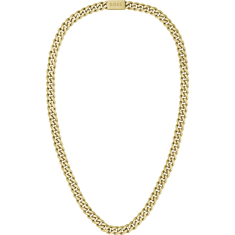 Hugo Boss Výrazná pozlátená retiazka Chain for him 1580402 66580298