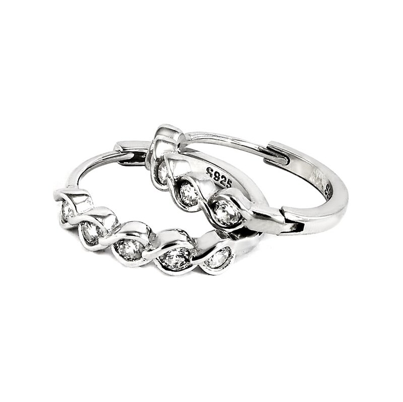 Strieborné náušnice Glare 909 65184470