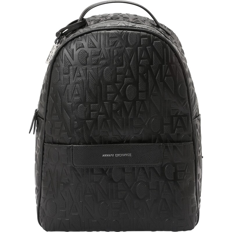 ARMANI EXCHANGE Batoh Liz Pebble čierna / strieborná 65190251