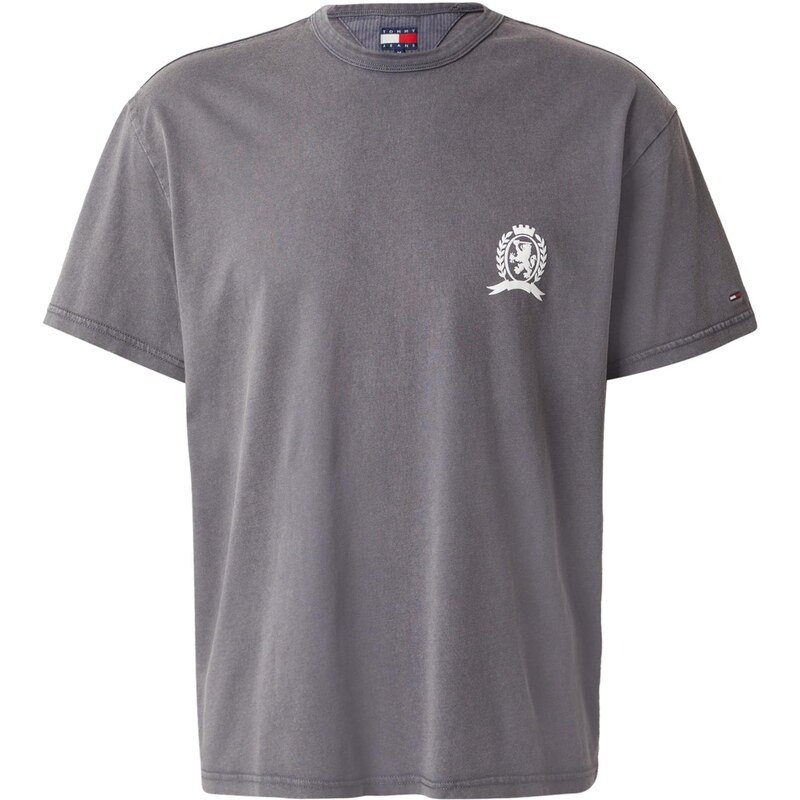 Tommy Jeans Tričko PLAY tmavosivá / pastelovo zelená / červená / biela 65190237