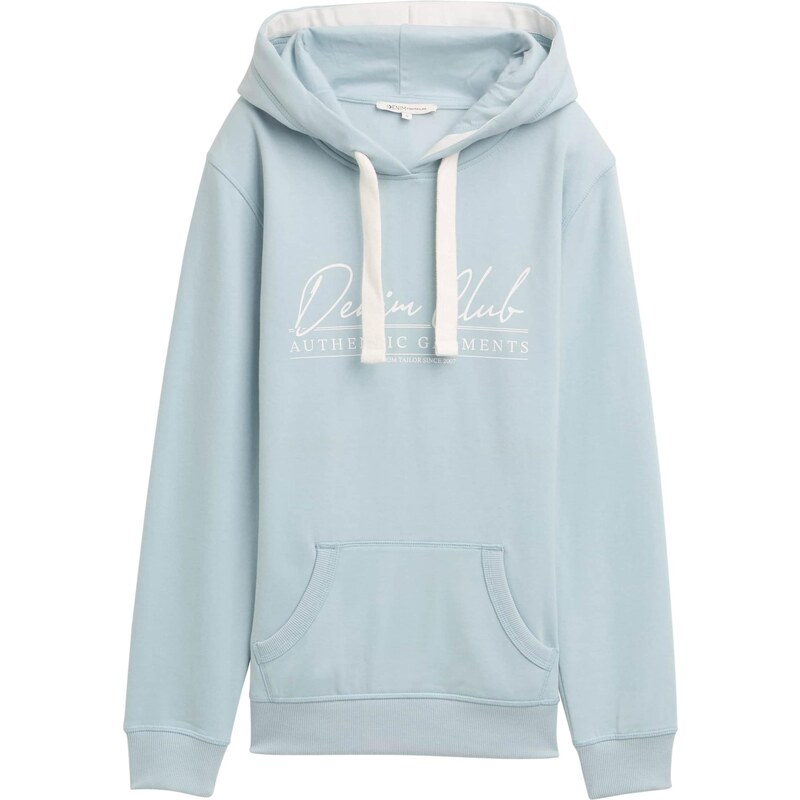TOM TAILOR DENIM Mikina svetlomodrá / biela 65656123